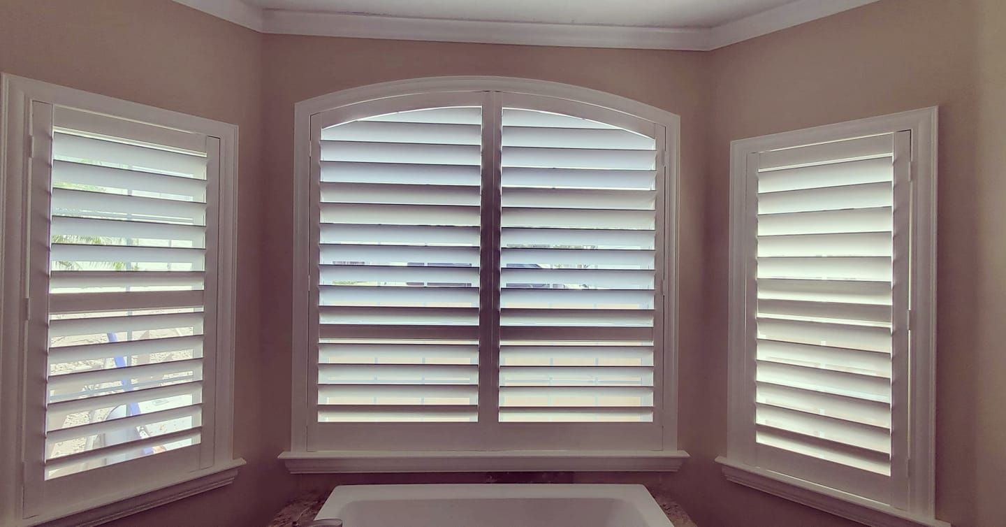 Custom plantation shutters french doors - A&Q Custom Shutters Orlando