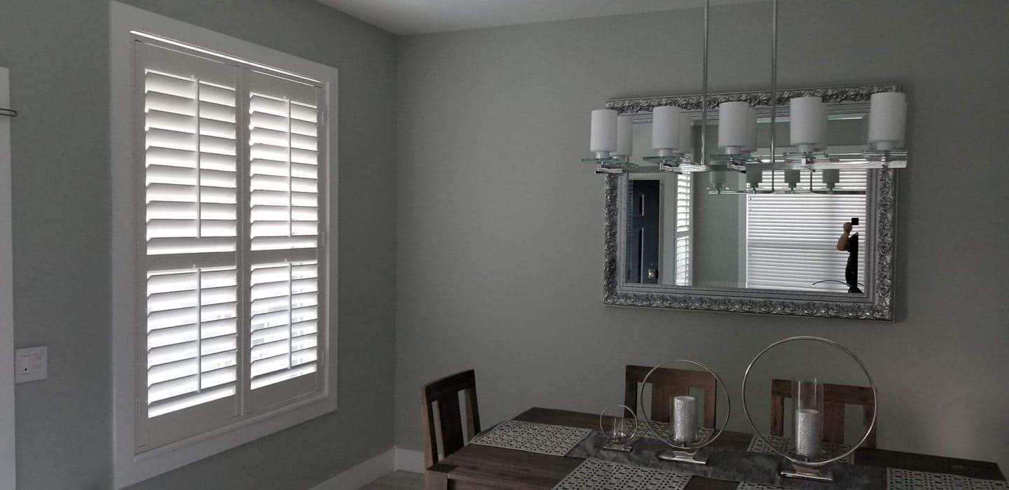 Custom plantation shutters living room - A&Q Custom Shutters Orlando