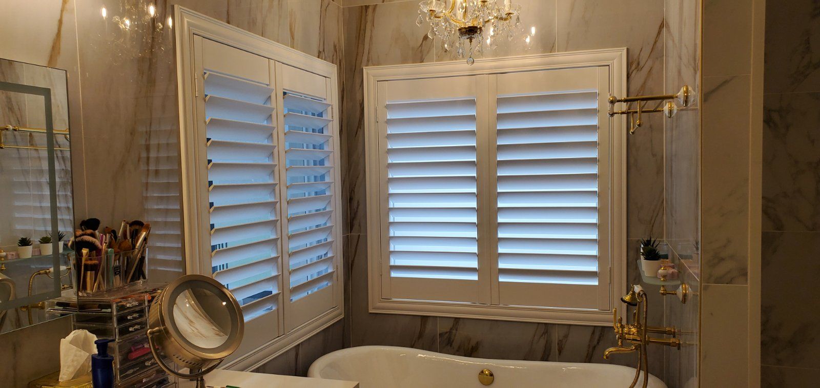 Custom plantation shutters bedroom - A&Q Custom Shutters Orlando