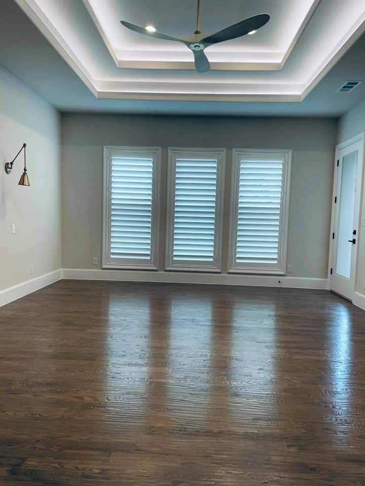 Custom plantation shutters living room - A&Q Custom Shutters Orlando